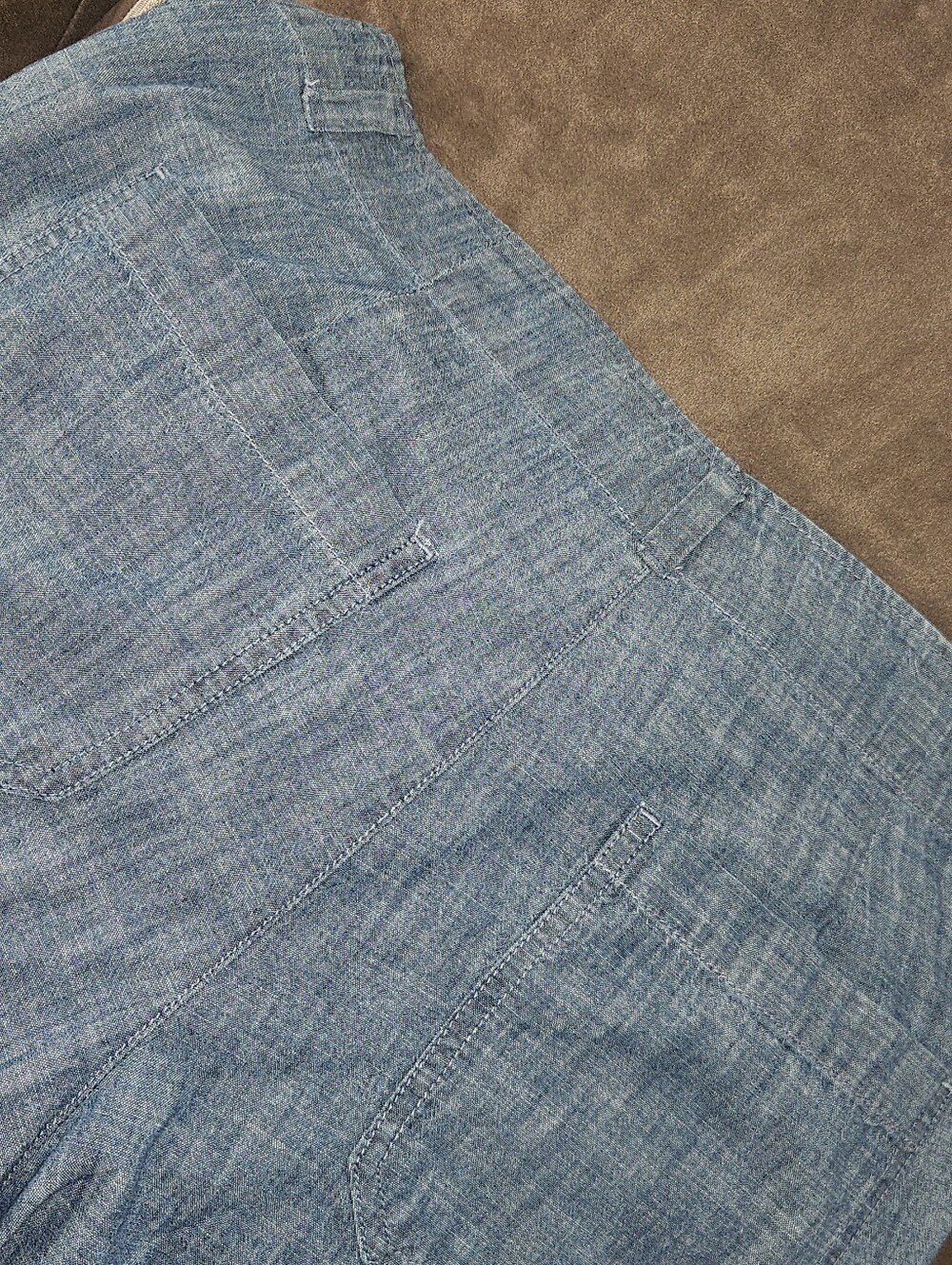 GAP Light Blue Wide-Leg 100% Cotton Pants Sz 6 - Picture 3 of 11